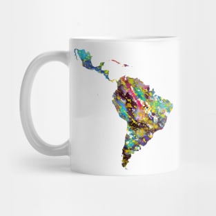 Latin America map Mug